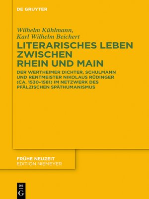 cover image of Literarisches Leben zwischen Rhein und Main